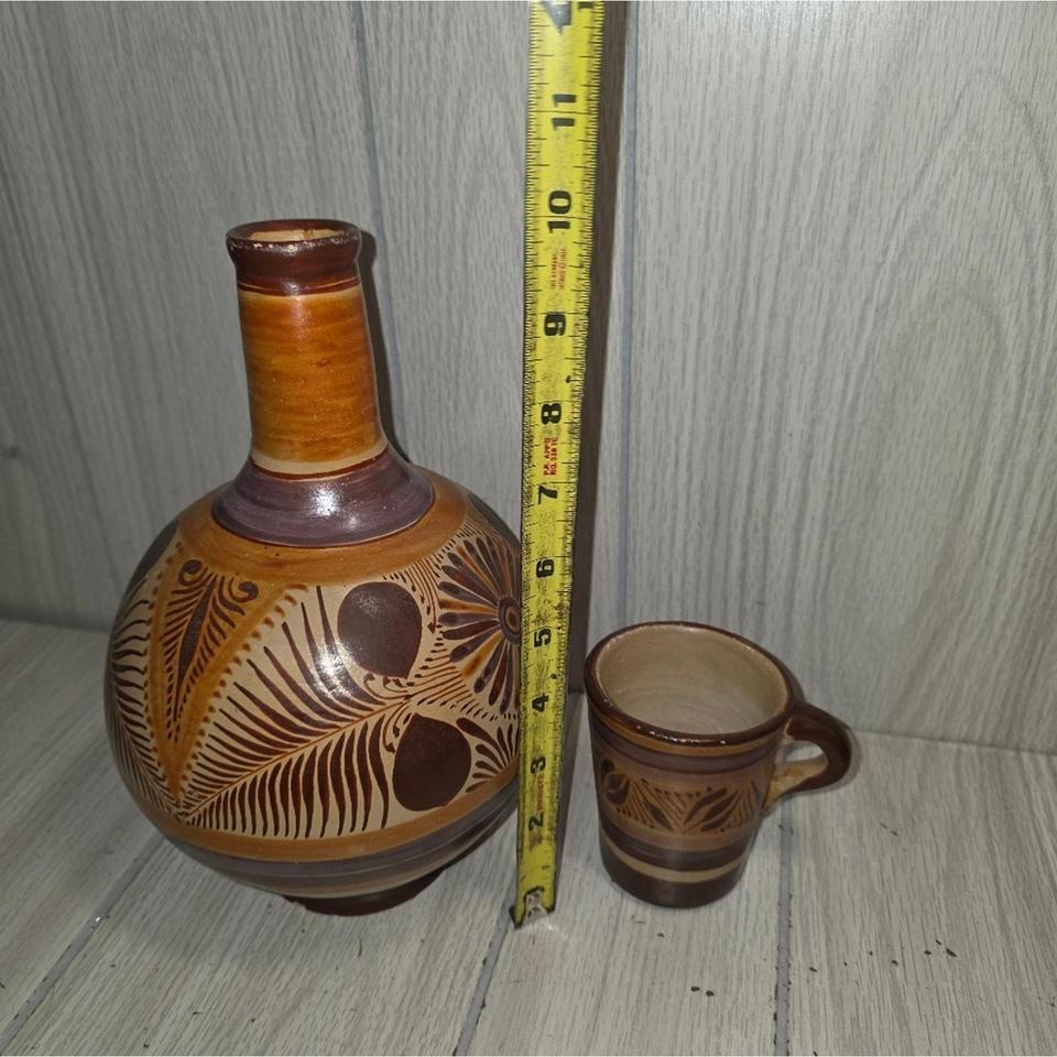 Vtg Tonala Mexican Pottery Bedside 2742 7