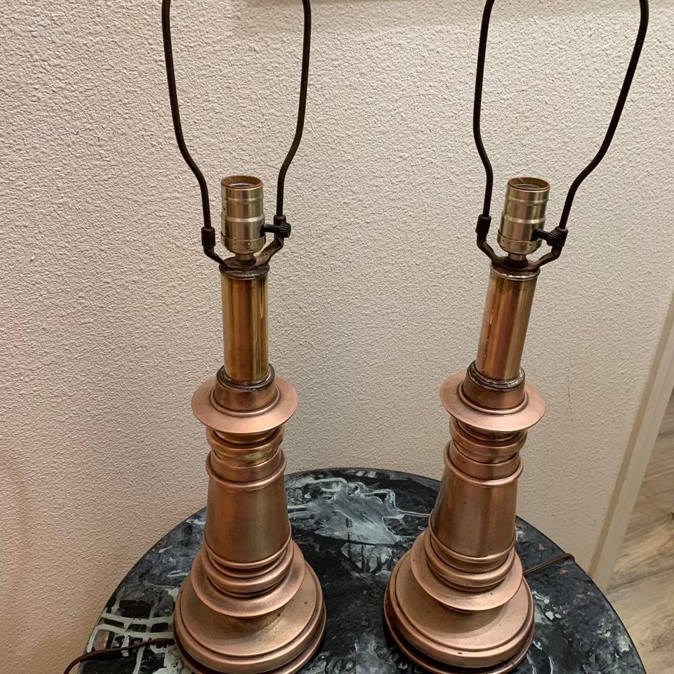 Beautiful Brass Stffel Lamps With