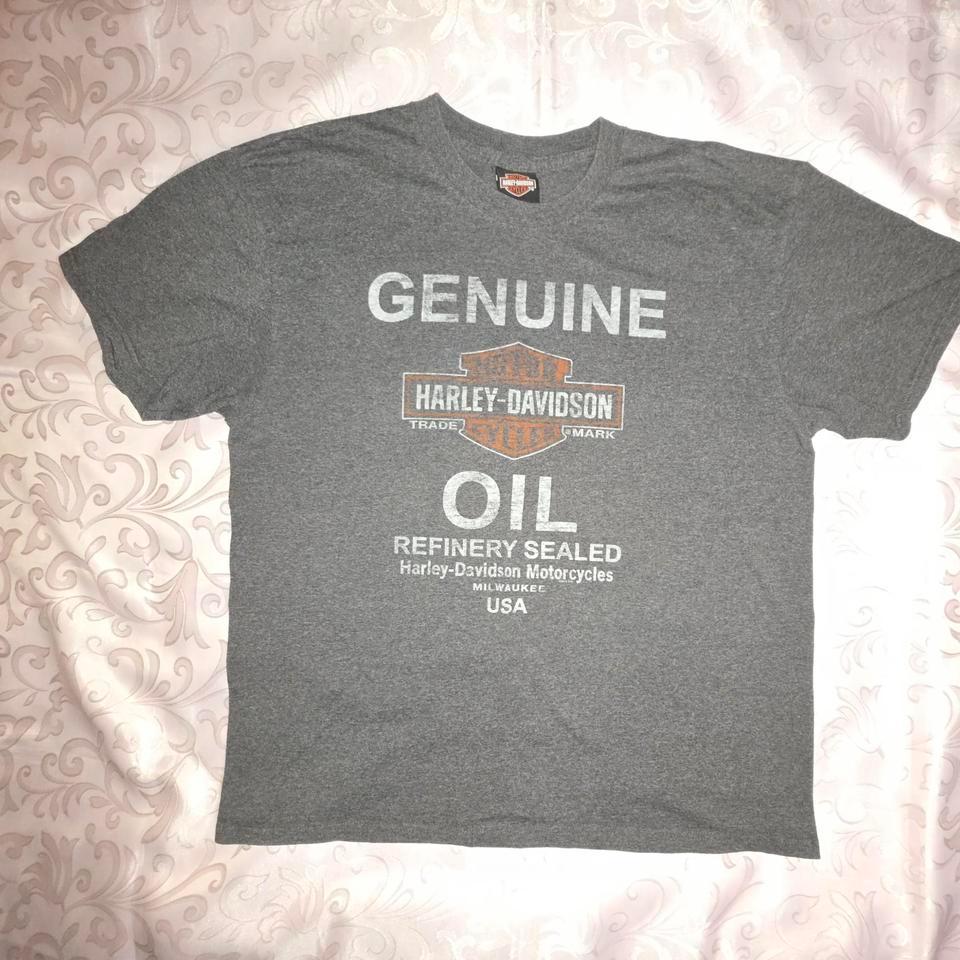Harley Davidson Gray Tshirt Mens 10b5