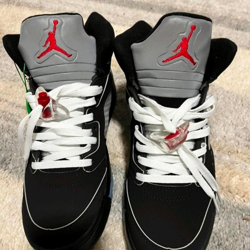 Jordan Black Metallic 5s Sneakers 9fa5