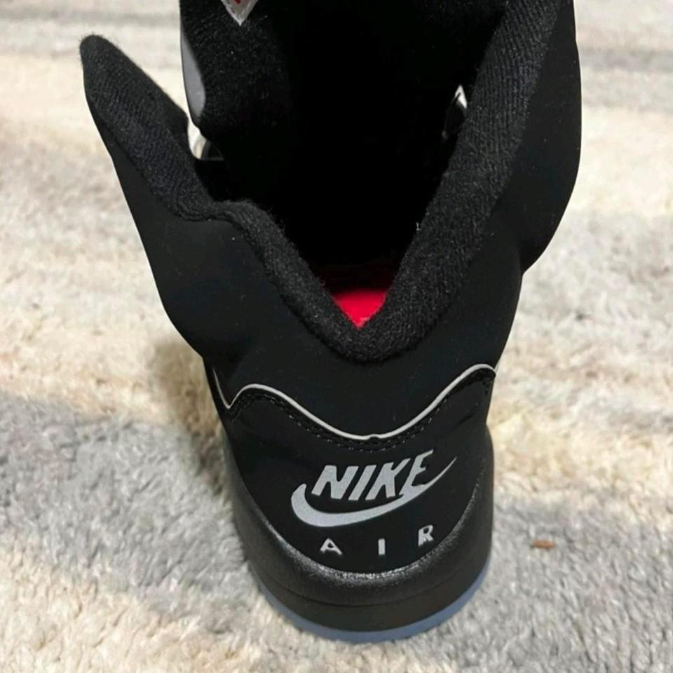 Jordan Black Metallic 5s Sneakers 9fa5 3
