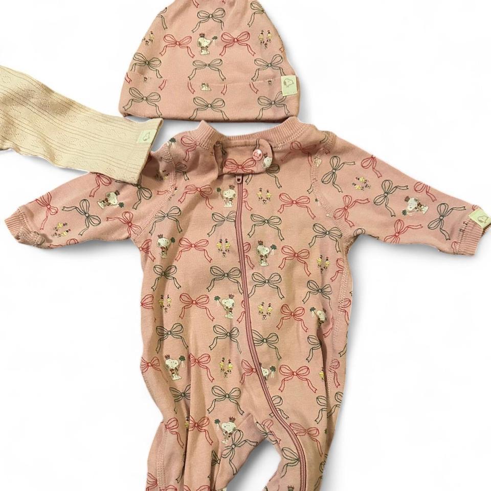 Snoopy Baby Girl 4 Piece Ba72 3