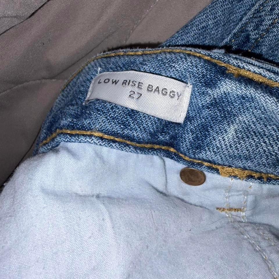 Low Rise Baggy Blue Jeans E5fb 3