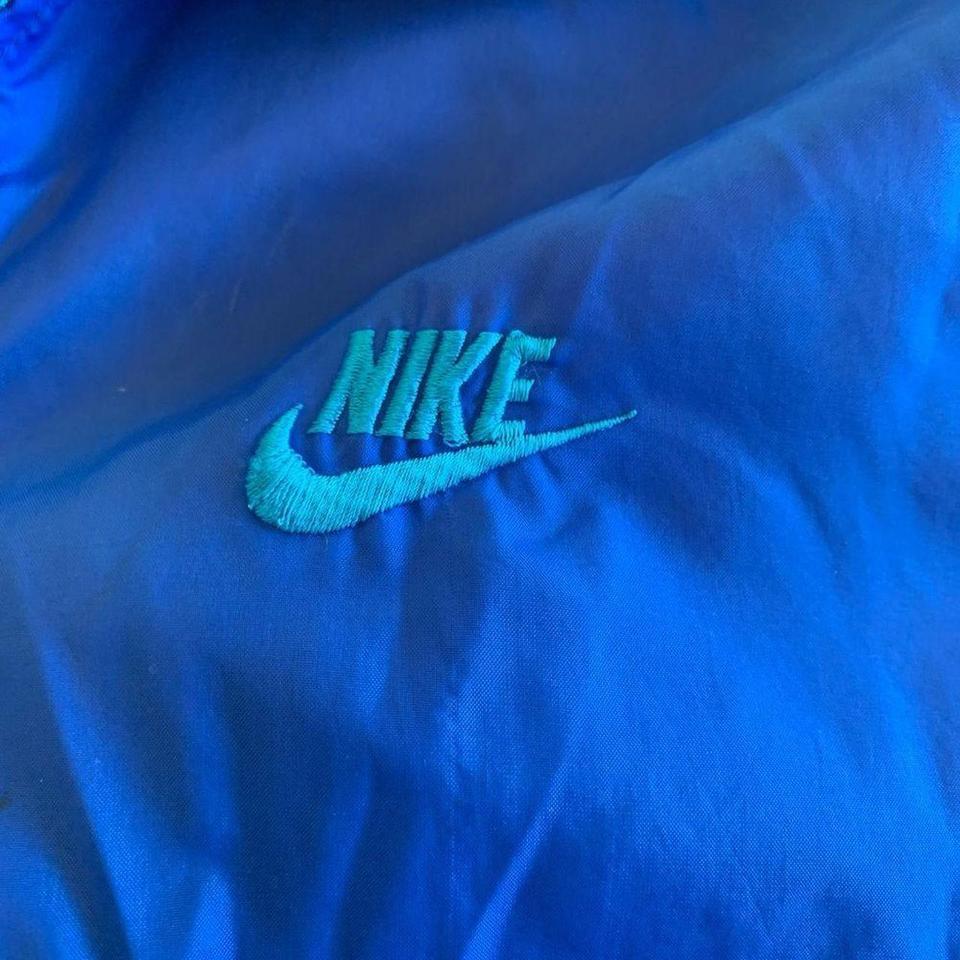 Nike Windbreaker Nylon Blue Turquoise 79db 6