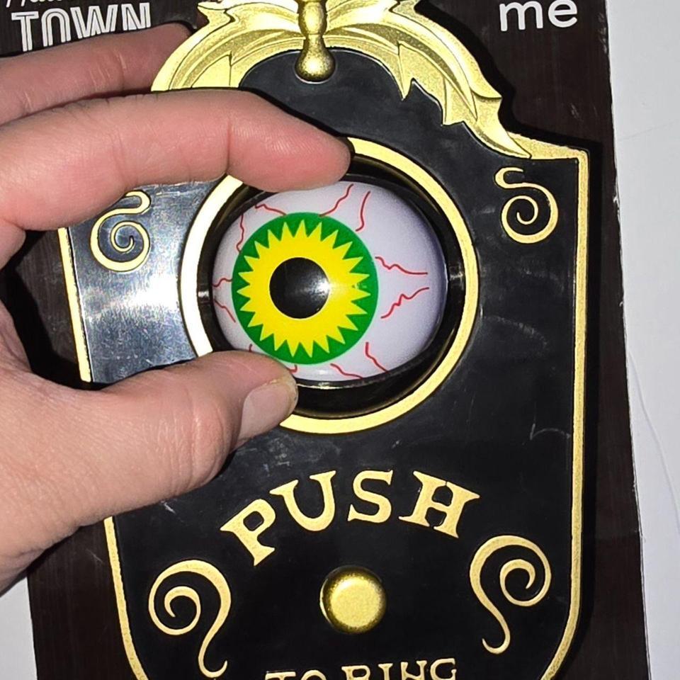 Halloween Oneeyed Doorbell Decoration Door 0fc2