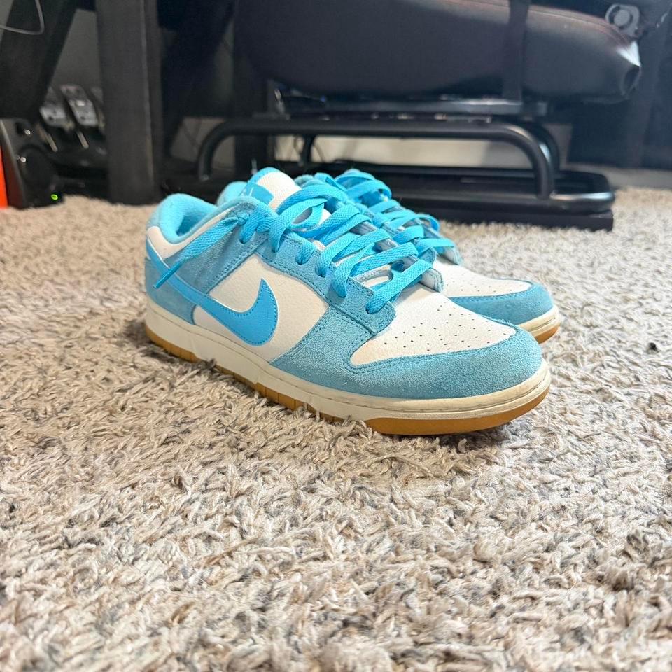 Nike Dunk Low Blue Suede B0cd 2