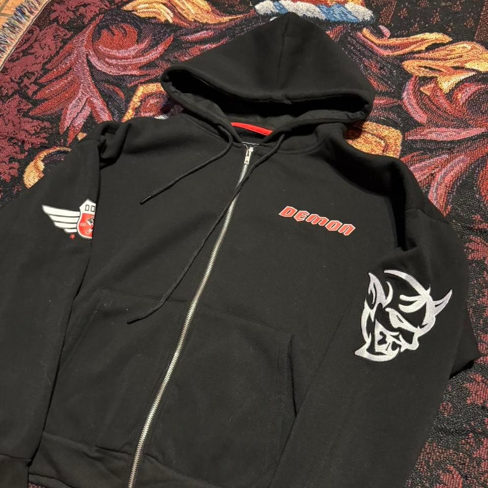 Dodge Demon Black Zip Up A3ae 2