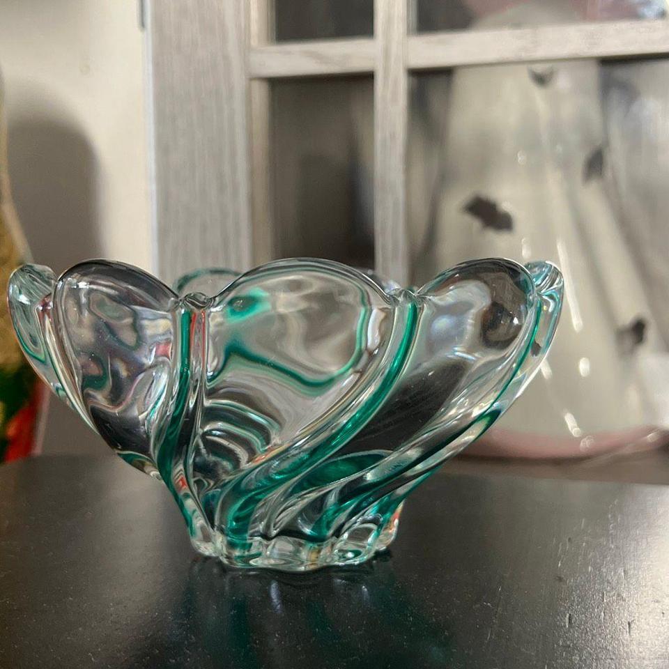 Green Peppermint Swirl Candy Dish 4