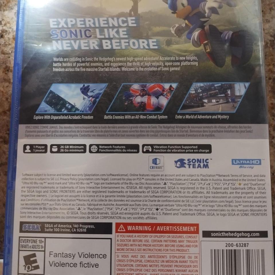 Sonic Frontiers For Ps5 Sonicthehedgehog 2