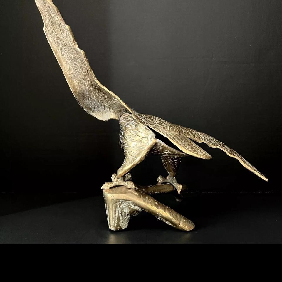 Gold Eagle Sculpture 16 Long 7