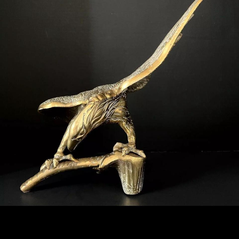 Gold Eagle Sculpture 16 Long 2