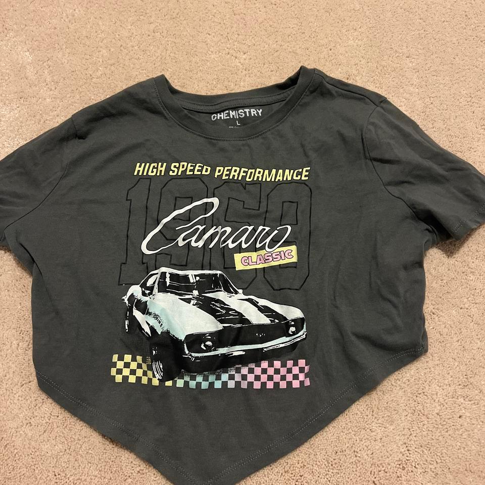 Camaro Cropped Graphic Tee Size 9ddd
