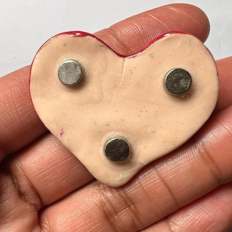 Hand Sculpted Heart Shaped Clay 4