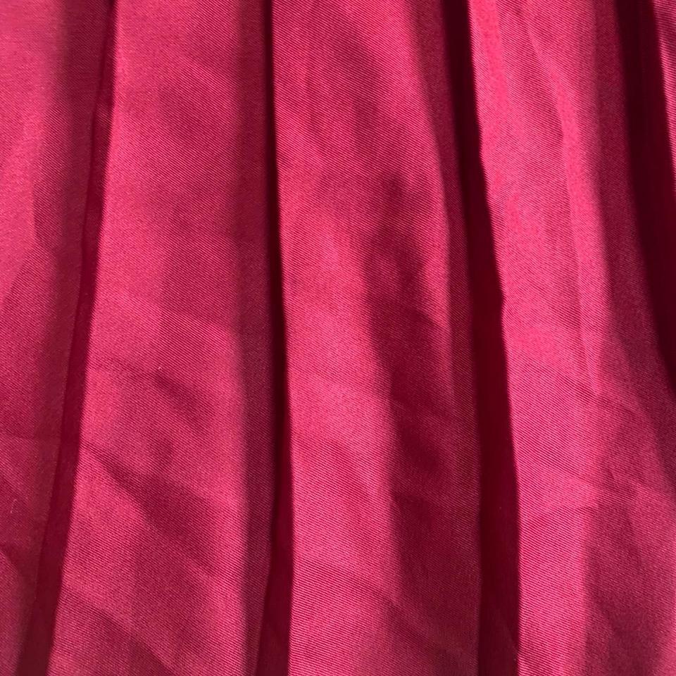 Red Pleated Skirt Size Xl A5e7 2