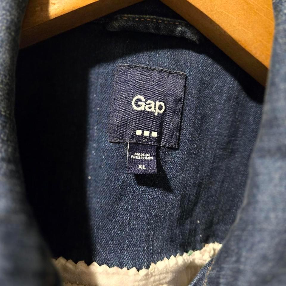 Upcycled Gap Blue Denim Jacket 48f6 3