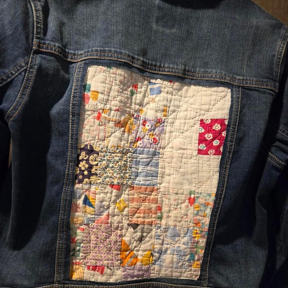 Upcycled Gap Blue Denim Jacket 48f6 5