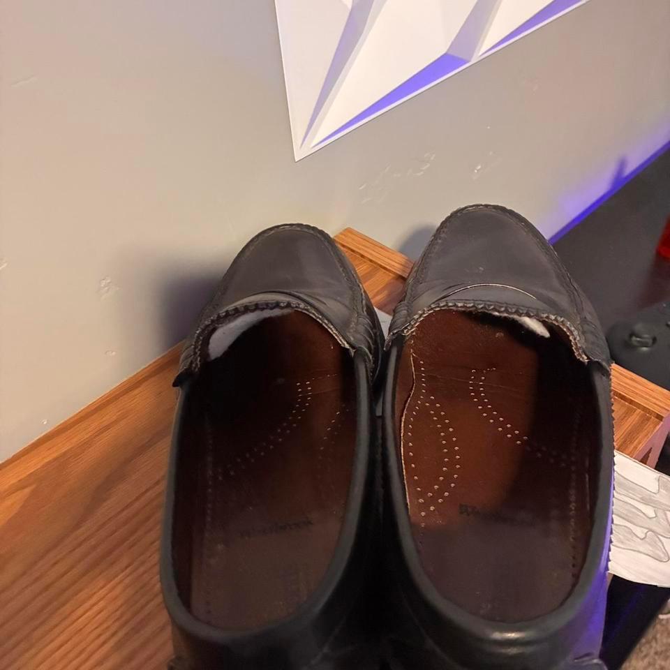 Black Leather Penny Loafers With 99e4 5