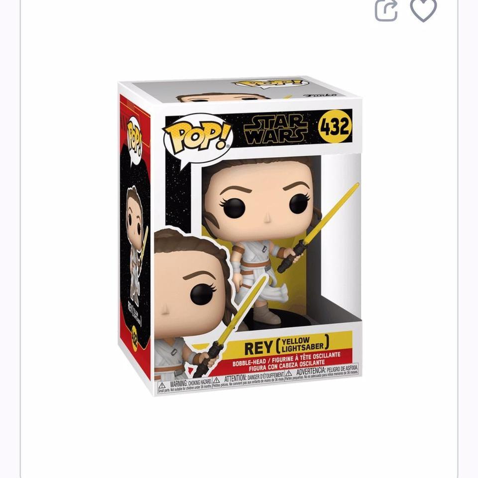 Rey Yellow Lightsaber Pop Starwars 5ee3