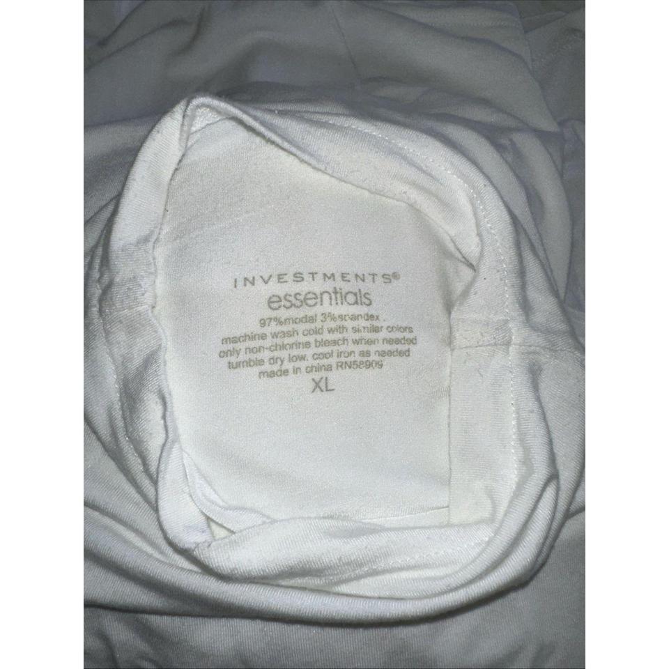 Investments Essentials Womens White Sleeveless 18c3 4