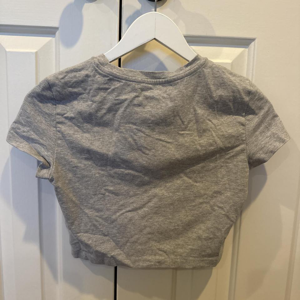 Aritzia Tna Heater Grey Crop 3