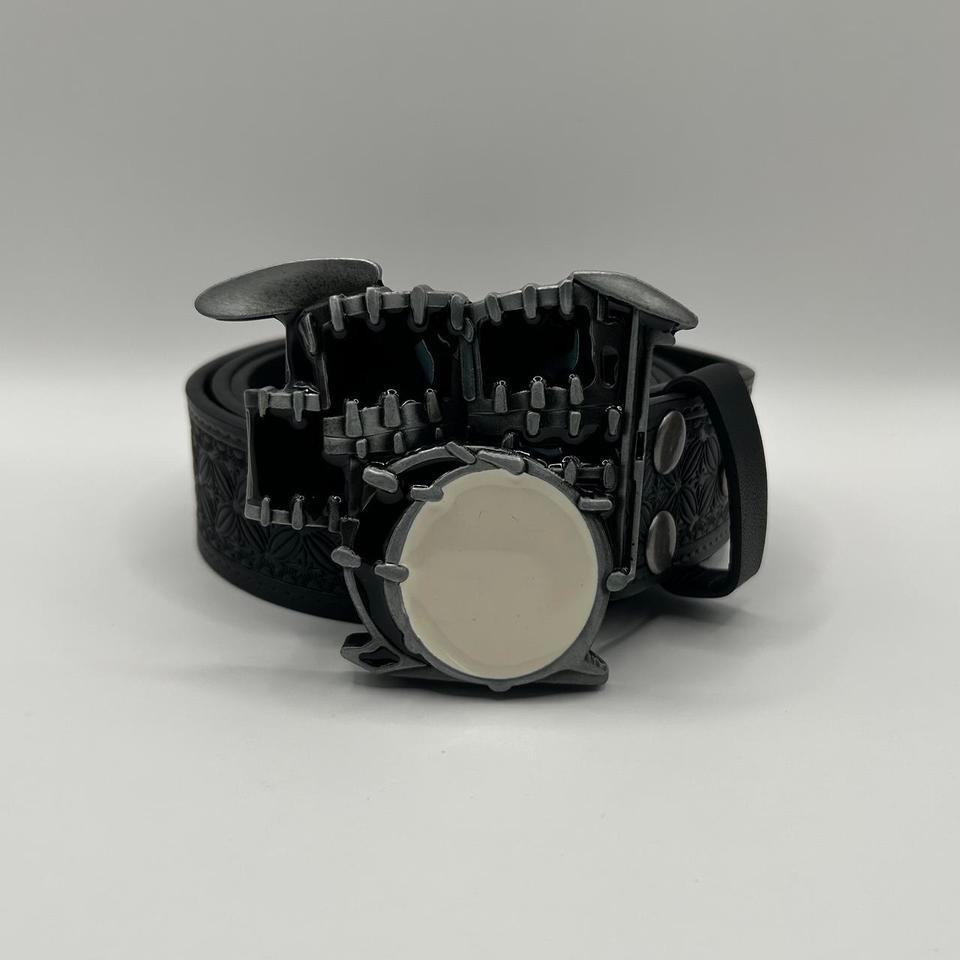Silver And Black Drum Set 2