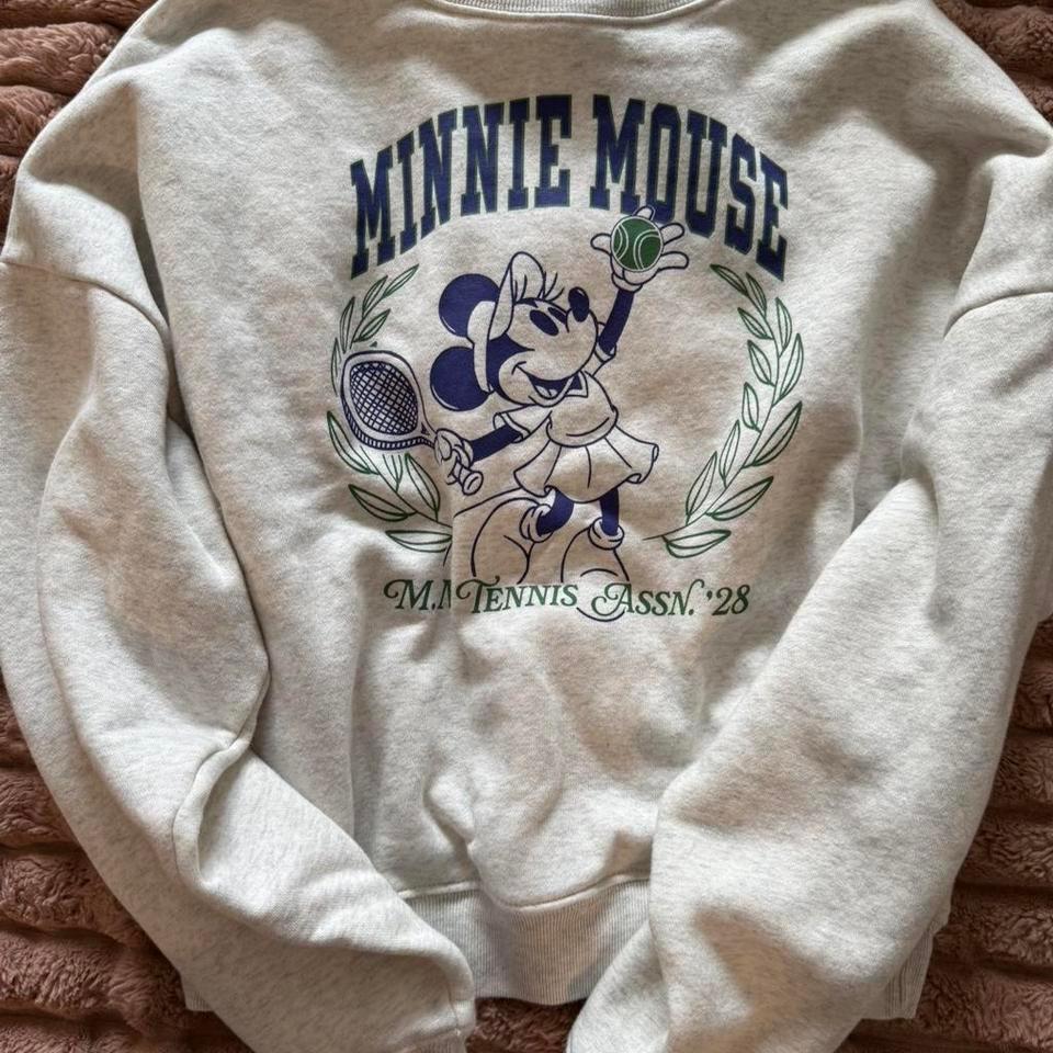 Minnie Mouse Grey Sweatshirt Disney 2a7f