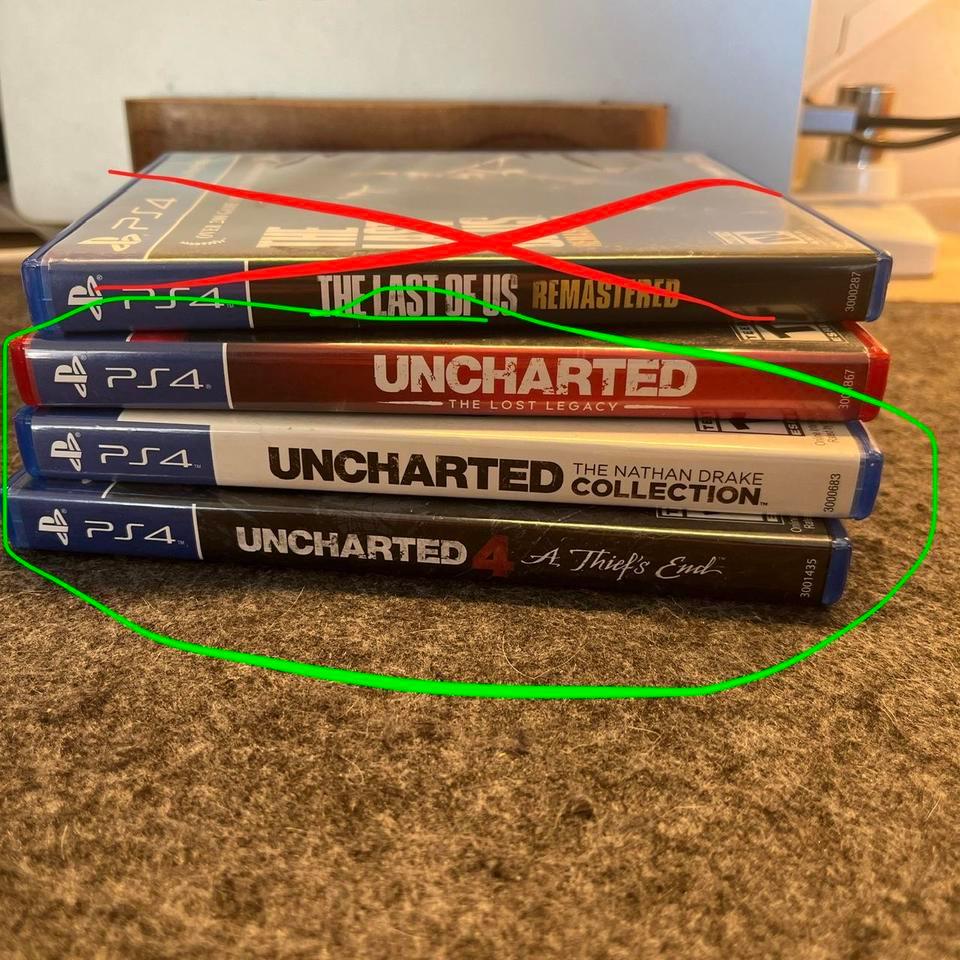 Ps4 Games 7 Each Green A524