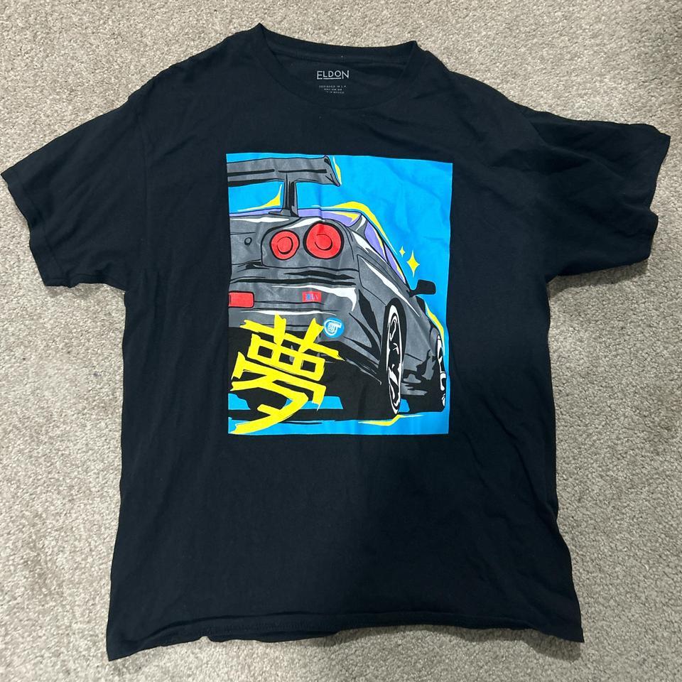Black And Blue Nissan Gt R 80e8
