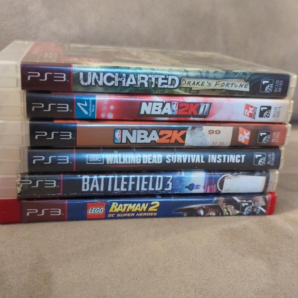 Lot Of 6 Ps3 Video 5fb6