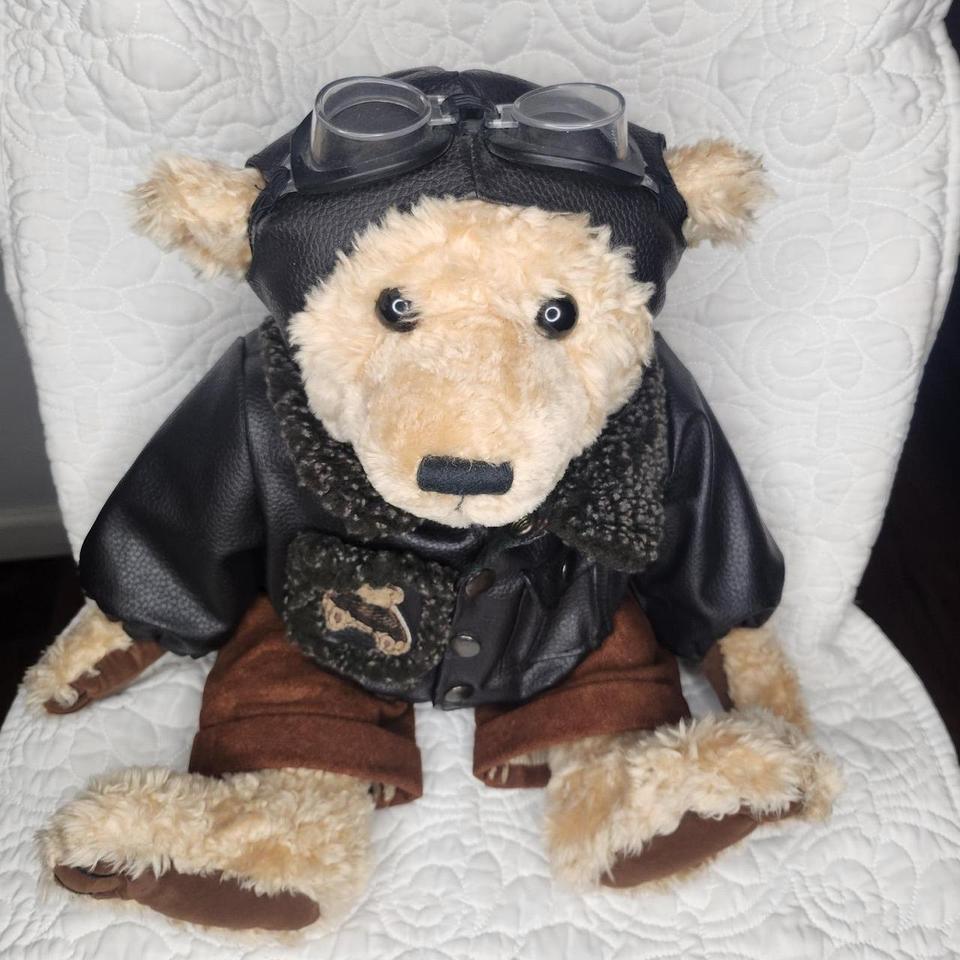 Fine Toy Aviator Pilot Teddy 71f6 3