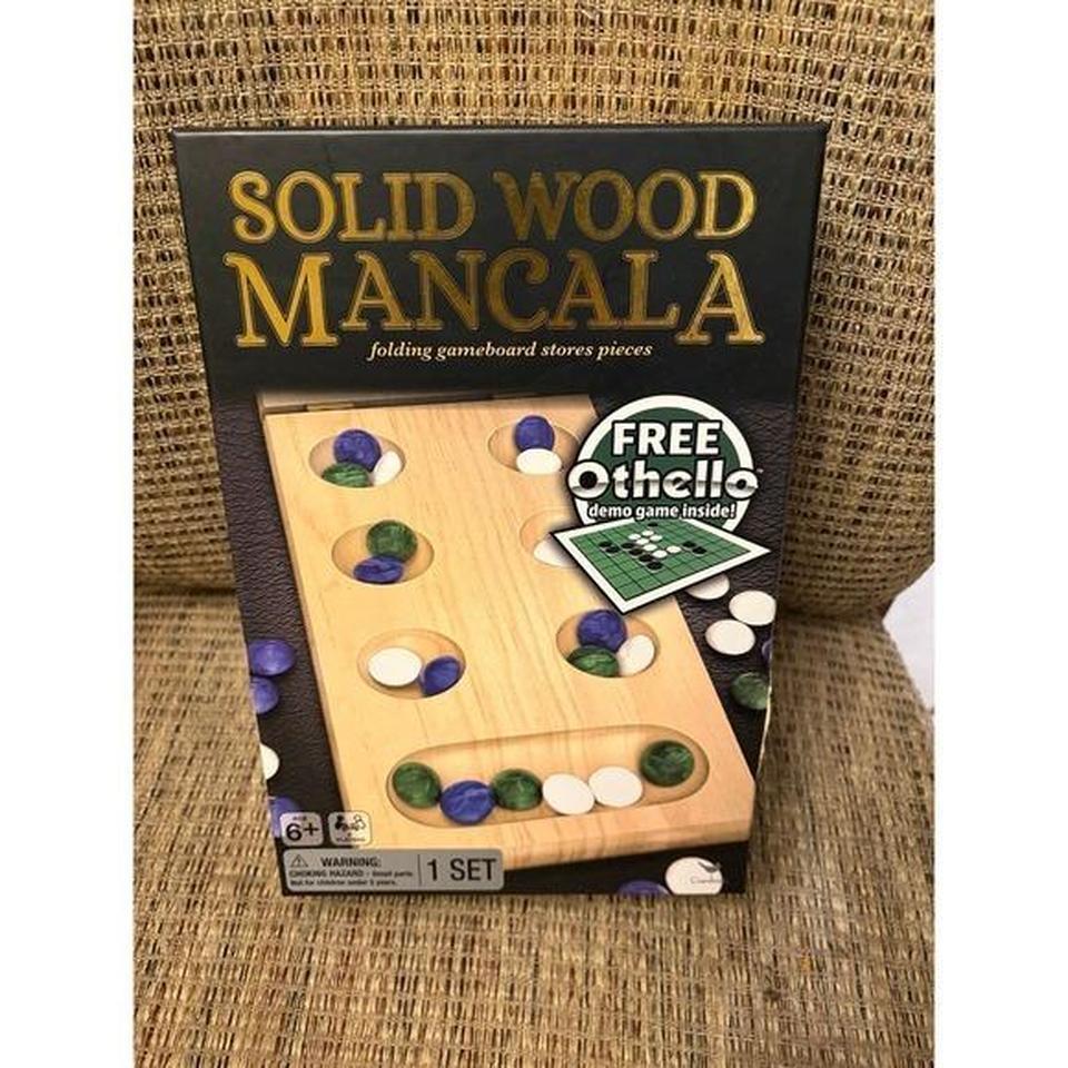 Solid Wood Mancala Board Game B65f