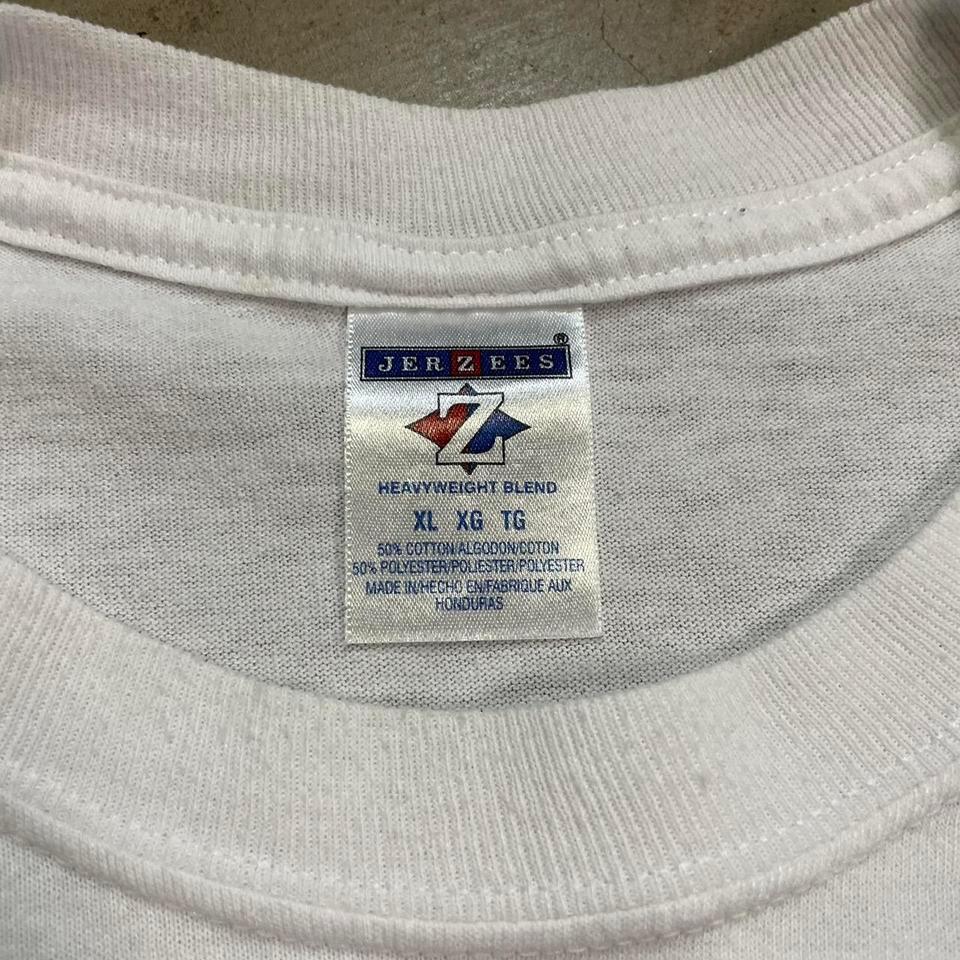 90s White Bass Fishing Tee C02c 4
