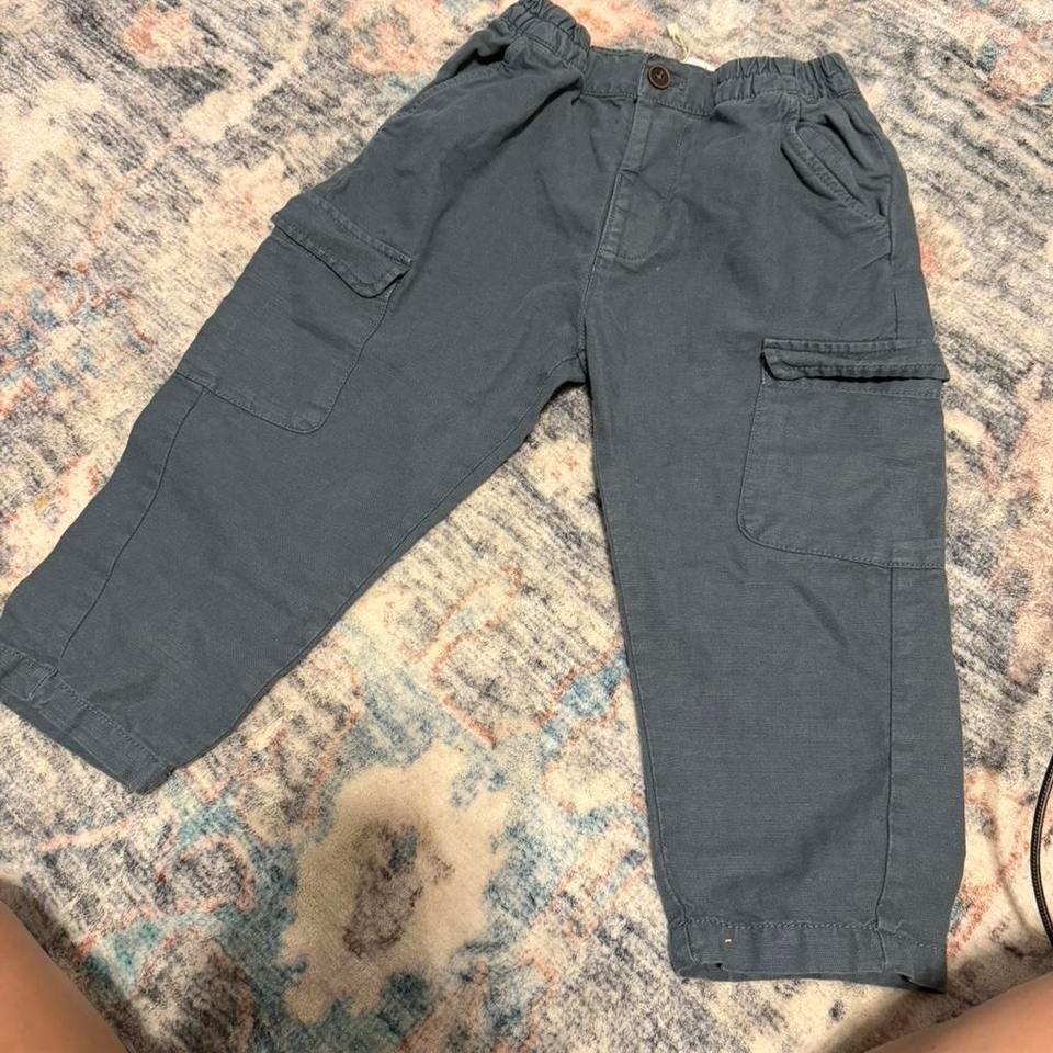 Zara Grey Cargo Pants Size 2d01