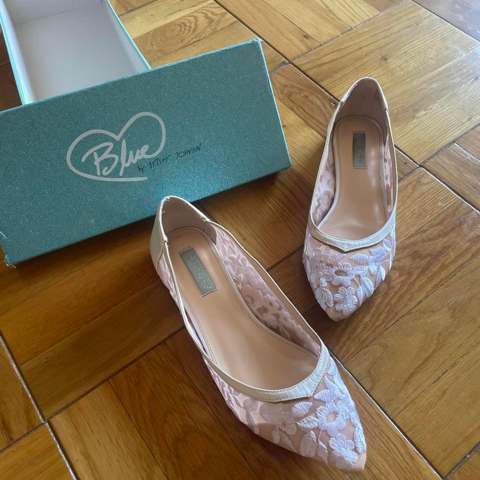 Cream Lace Pointed Toe Flats 93ef 3