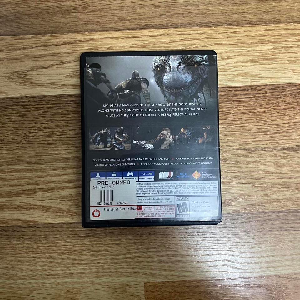 God Of War Ps4 Game 3