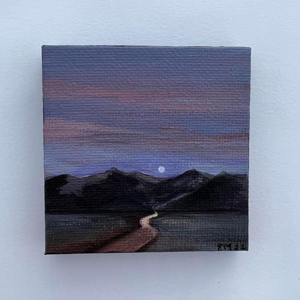 2x2 Inch Acrylic On Canvas Ce52