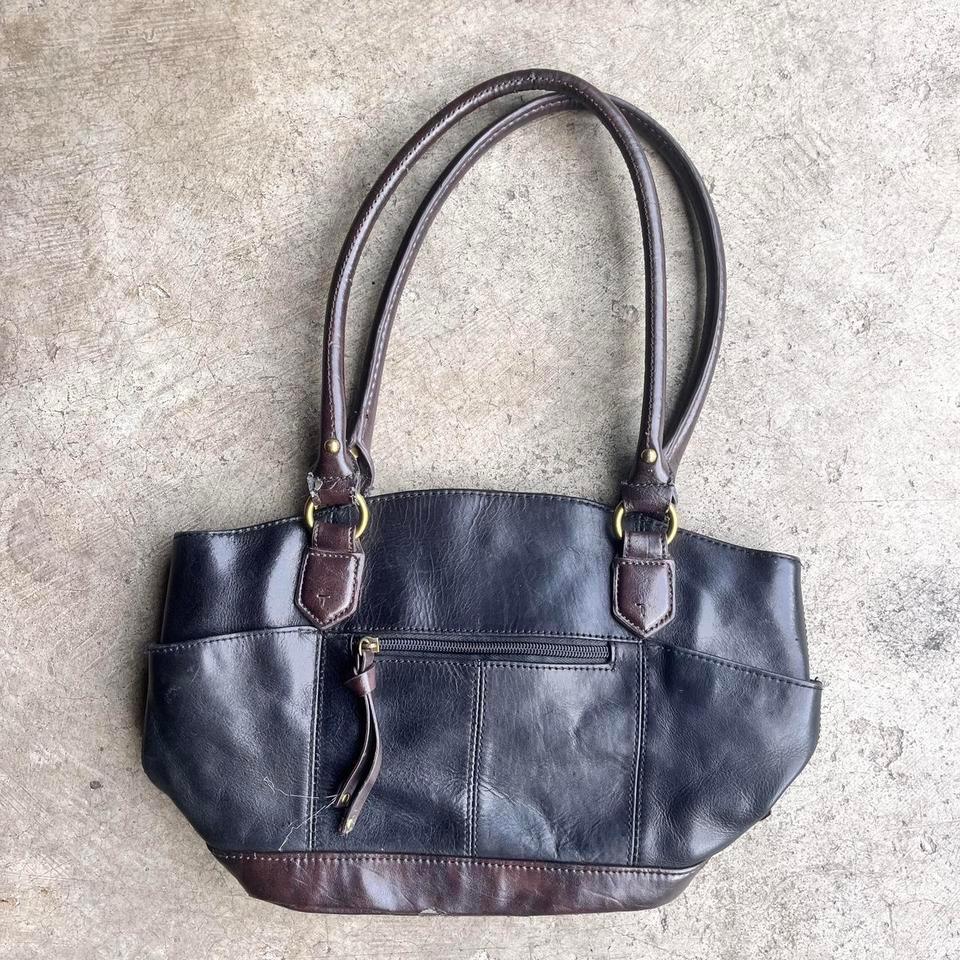 Brown And Black Leather Tignanello 0339