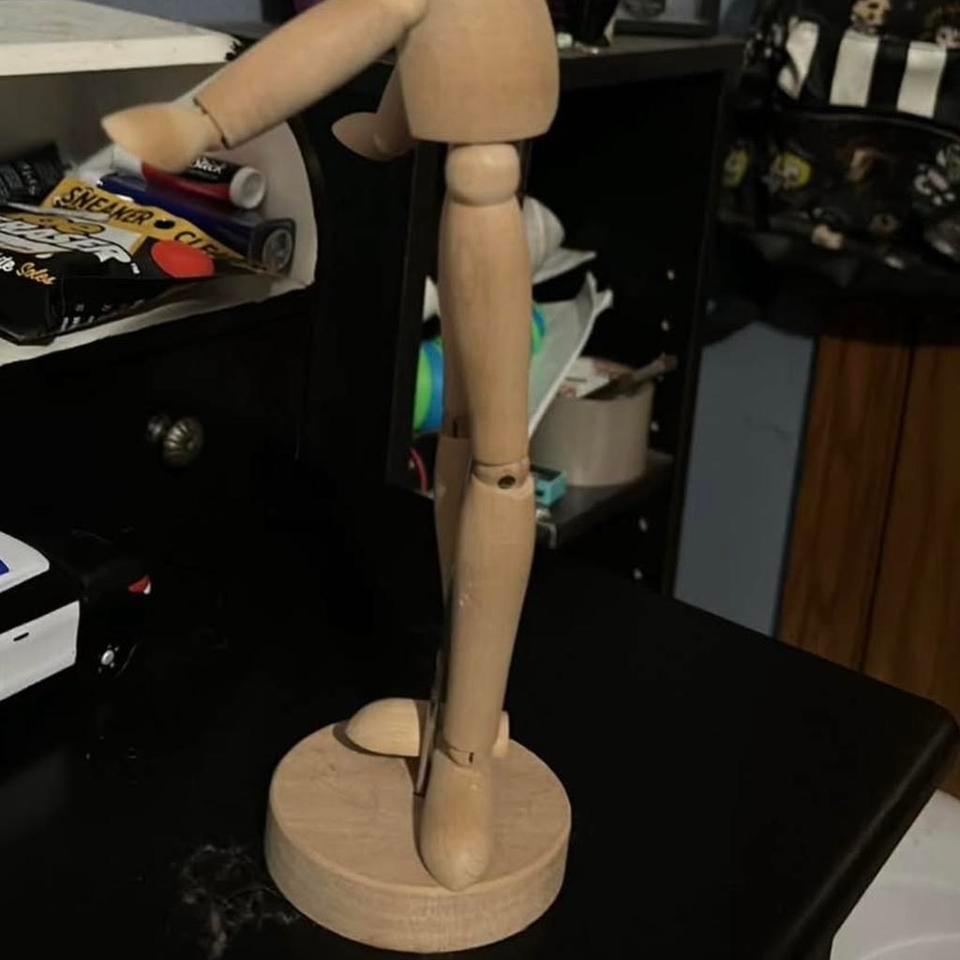 Wooden Mannequin Stand For Art F01c 2