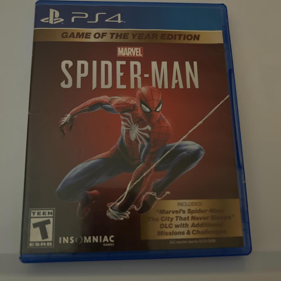 Insomniac Spider Man Ps4 Game Spiderman