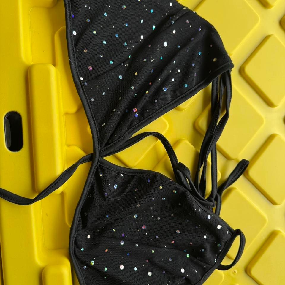 Black Bikini Set With Rainbow 8a65 3