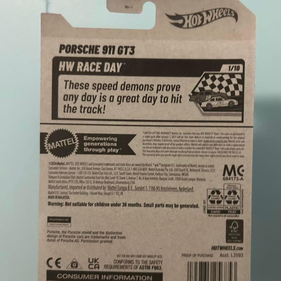 Porsche 911 Gt3 Hot Wheels 4