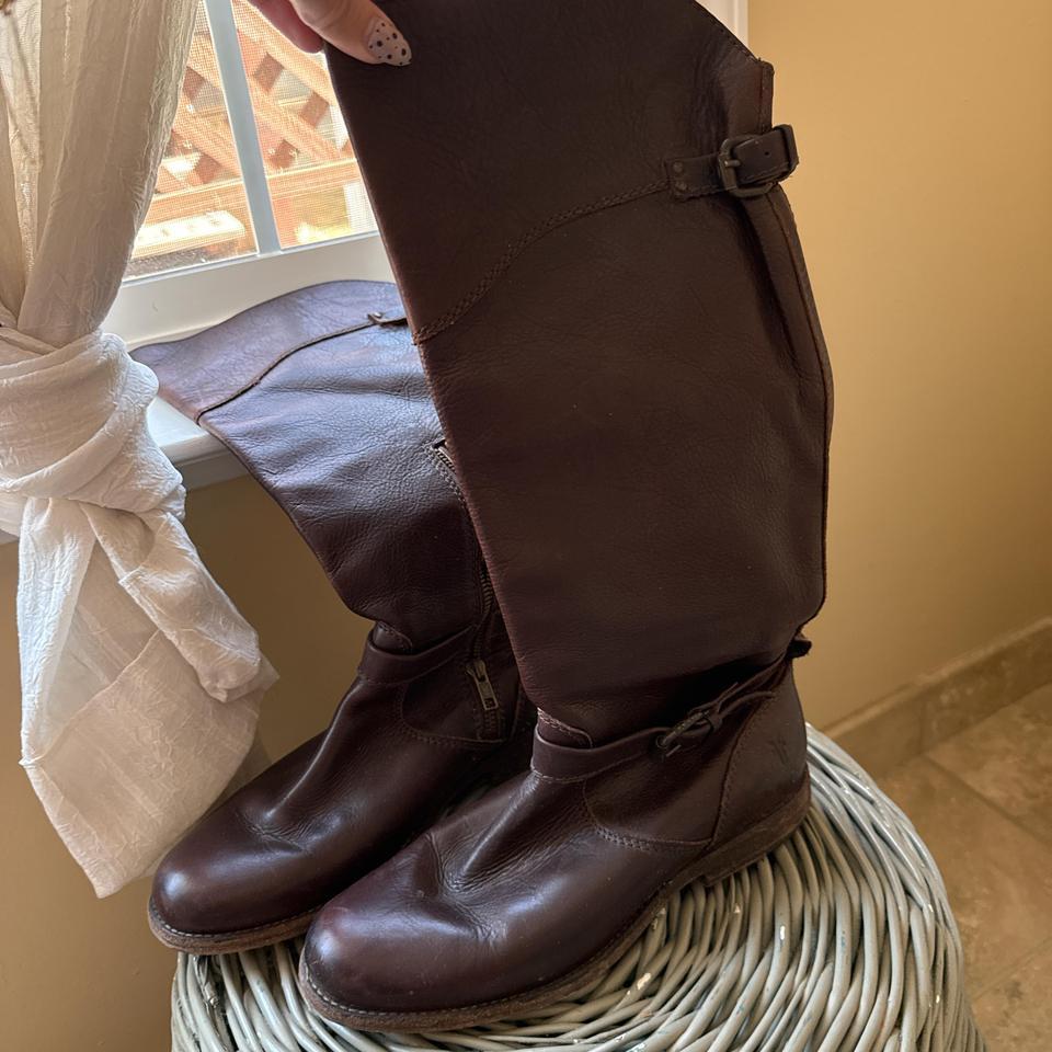 Beautiful Vintage Frye Brown Leather 1002