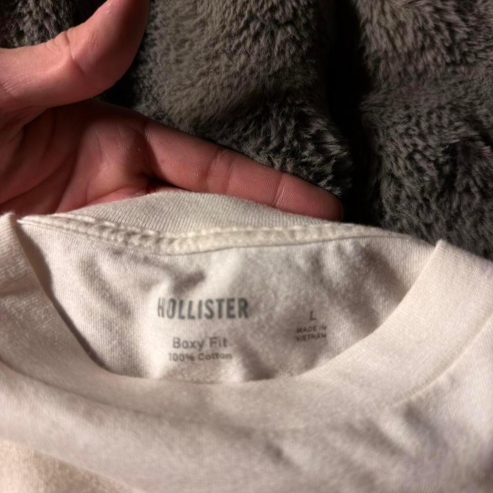 Hollister White Dodge Viper Tee 5d75 4