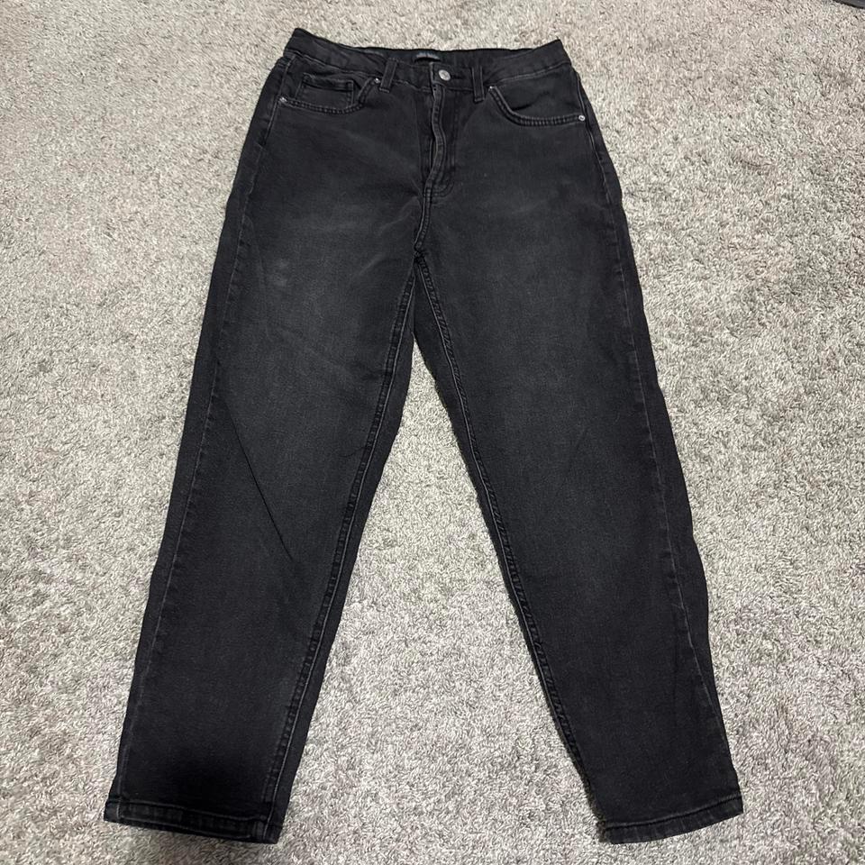Black High Rise Mom Jeans 60c4