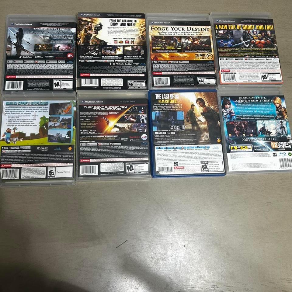 Bundle Of 8 Ps3 Games 16db 2