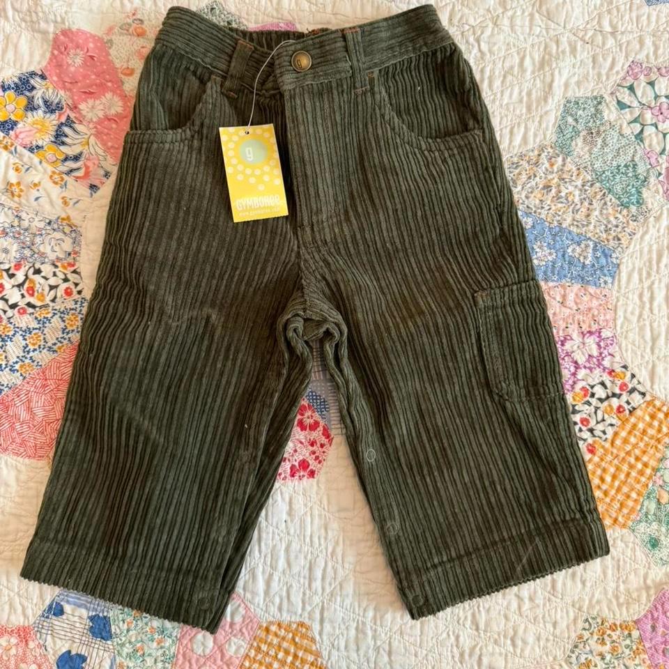 Vintage Gymboree Green Corduroy Capri 94c9