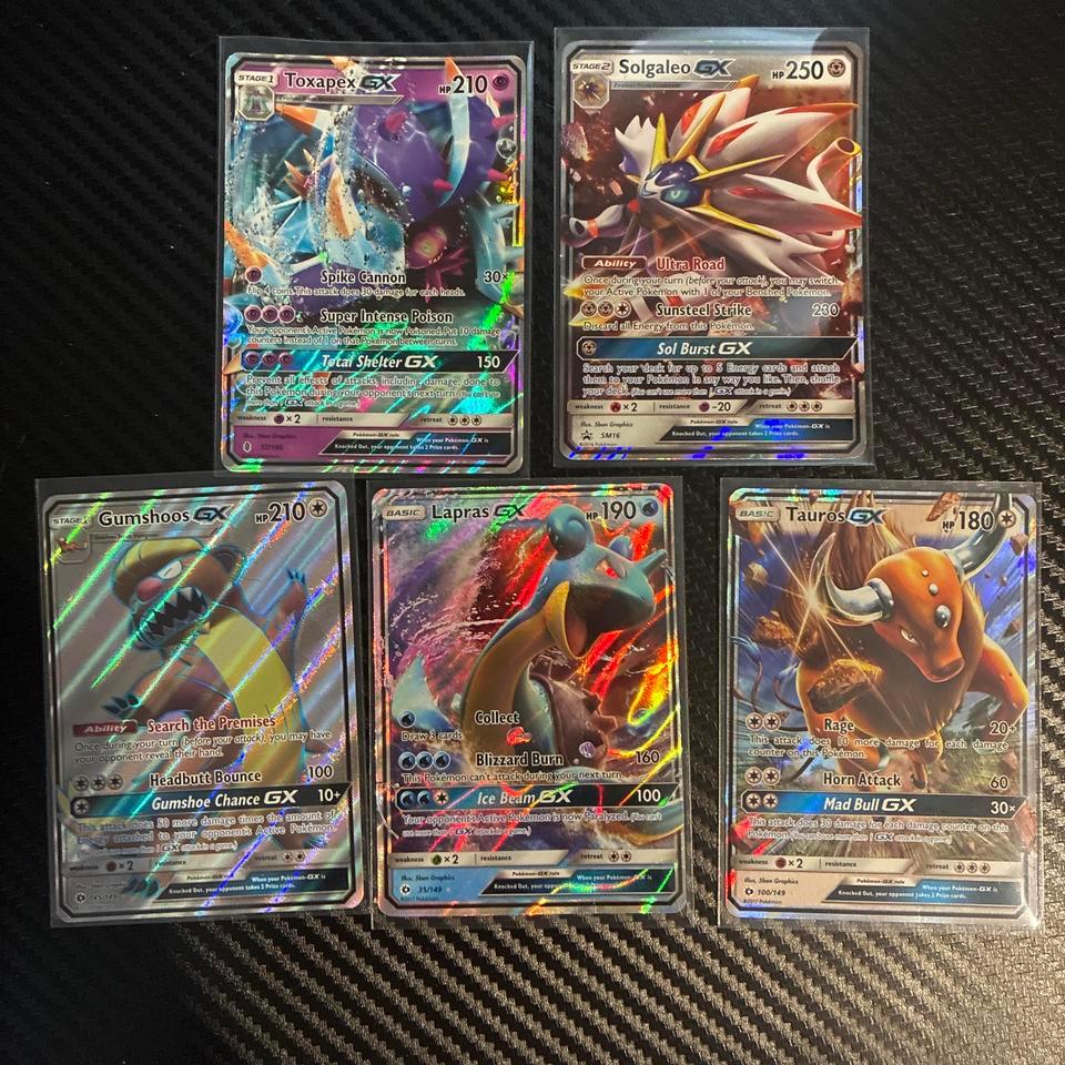 5 Gx Pokemon Cards Pokemon Bcab