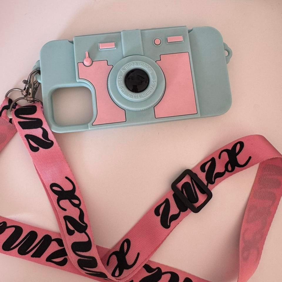 Teal Camera Phone Case With 7bfc