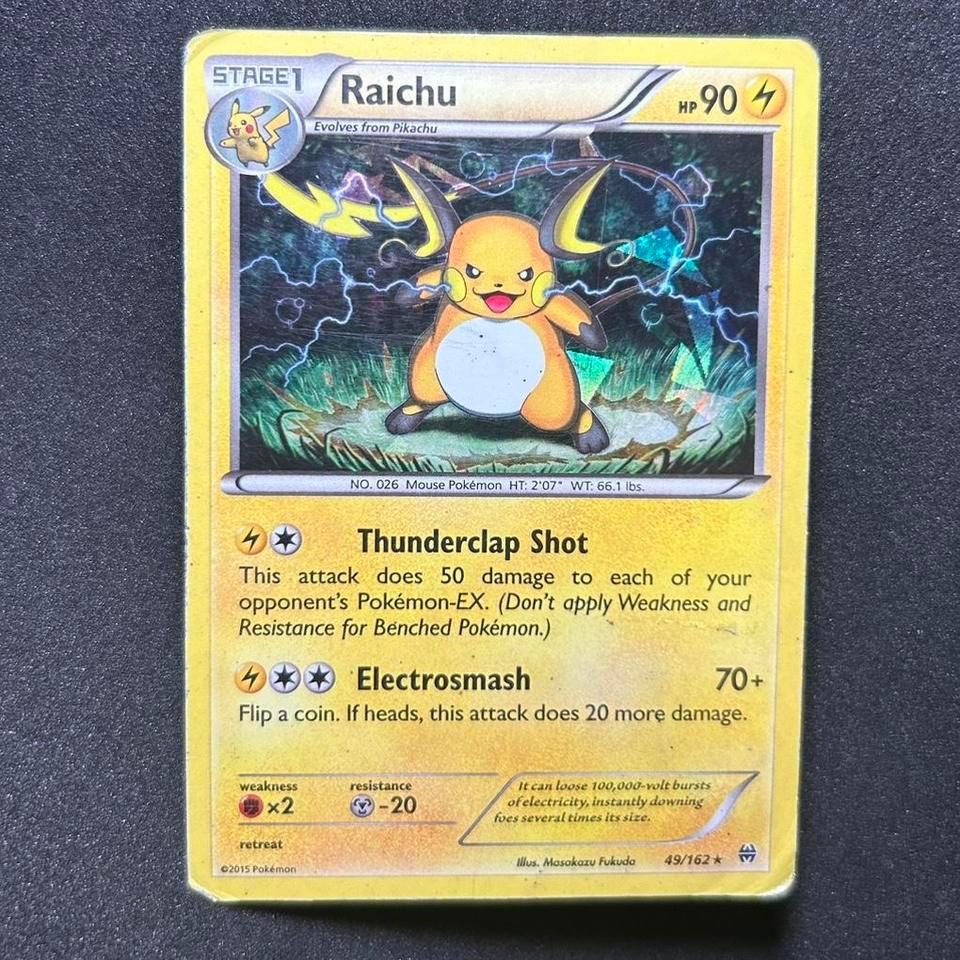 Raichu Furfrou Holo Lot 6393