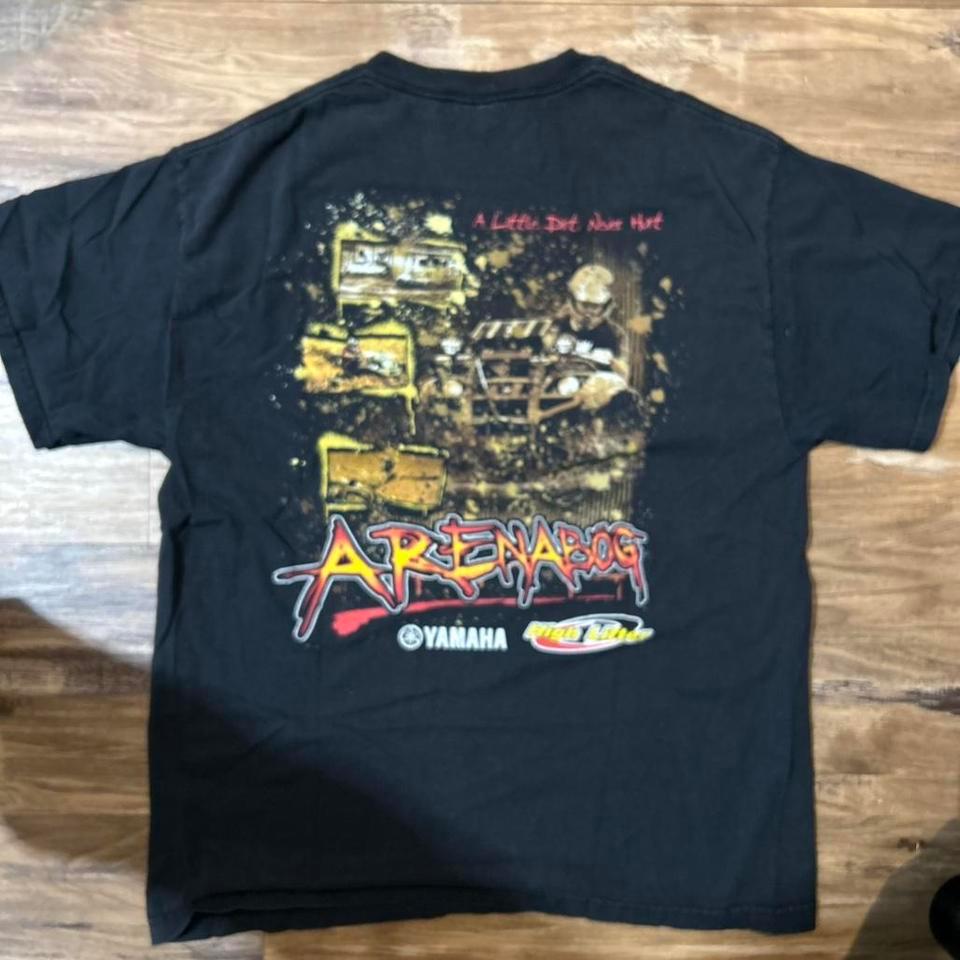 Yamaha Motocross Black T Shirt Motocross E446